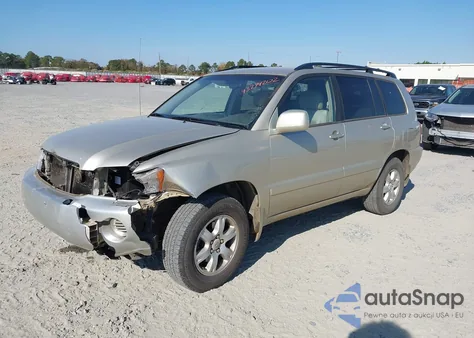 2002 Toyota Highlander V6 из США, поврежденный, VIN JTEGF21A620045751